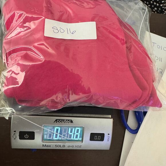 Express Women’s Size L Hot Pink Long Sleeve Front Tie Blouse NWT Cocktail Party - Picture 9 of 9